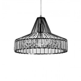 Telbix-Elmas 42 Pendant - Antique Brass/Clear /Chrome/Clear / Black Matt/Clear   