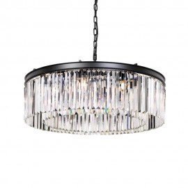 Telbix-Serene PE06 / PE08 / PE09 Pendant - Anitque/Black/Crystals